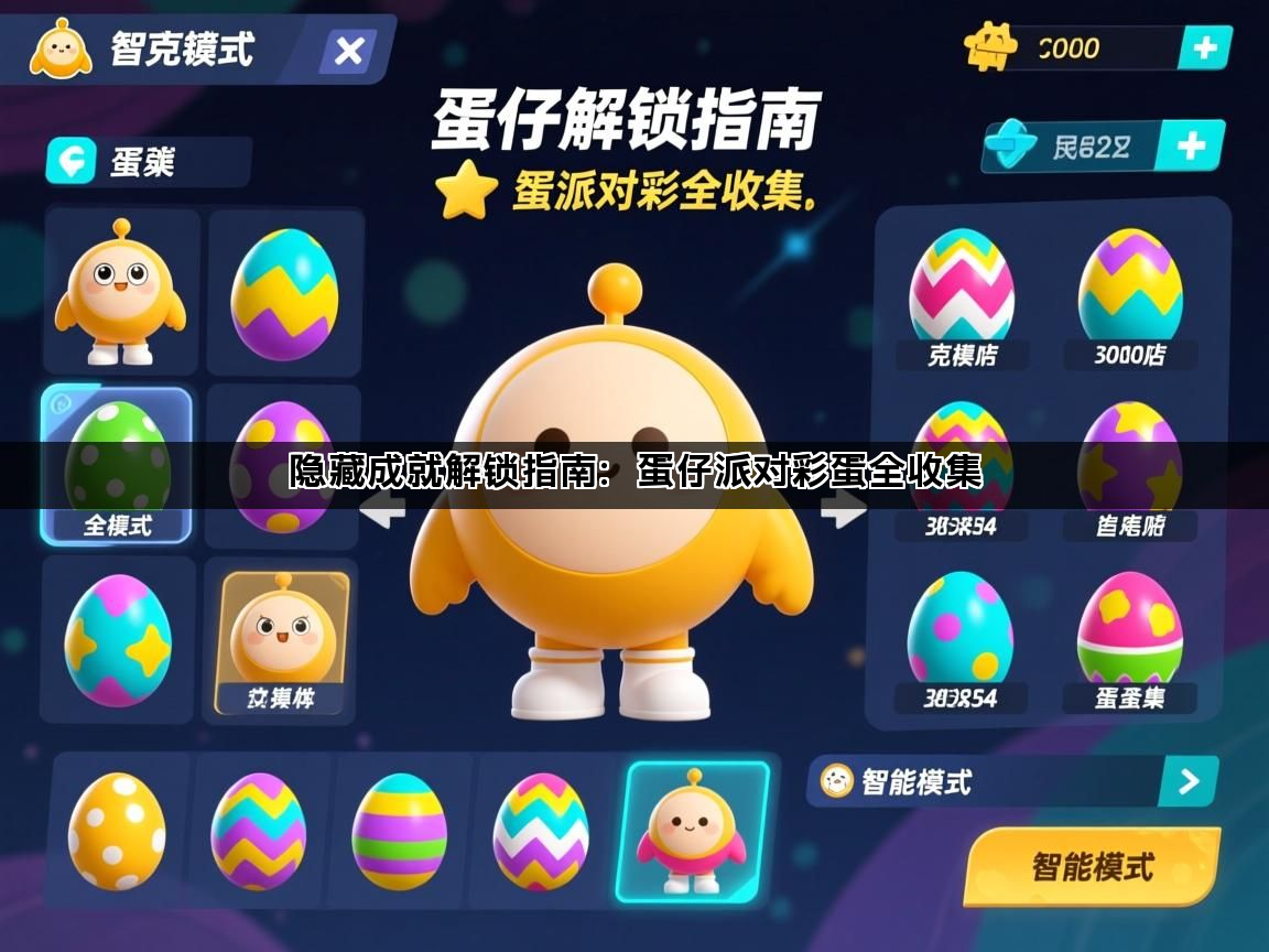 隐藏成就解锁指南：蛋仔派对彩蛋全收集