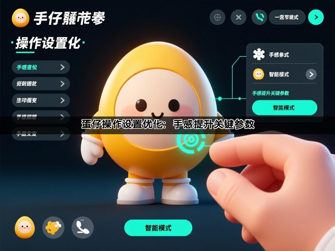 蛋仔操作设置优化：手感提升关键参数