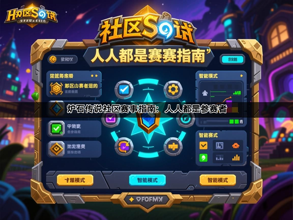 炉石传说社区赛事指南：人人都是参赛者