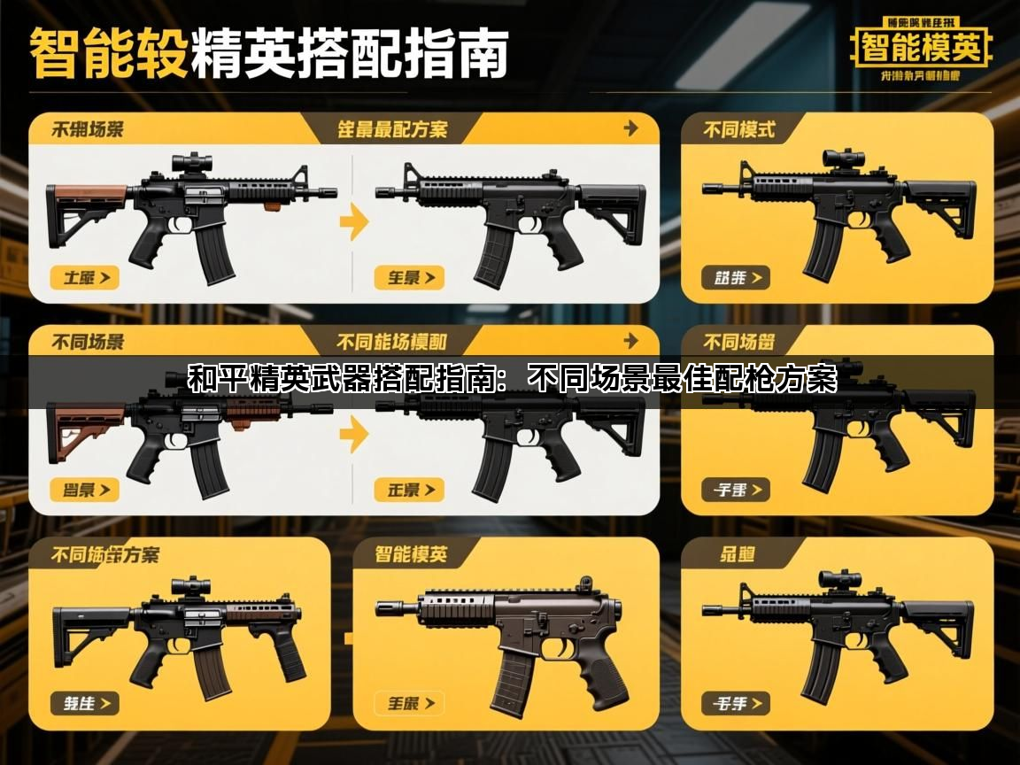 和平精英武器搭配指南：不同场景最佳配枪方案