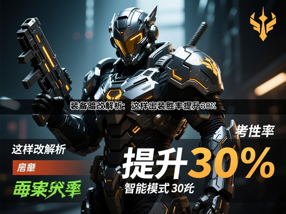 装备暗改解析：这样出装胜率提升30%