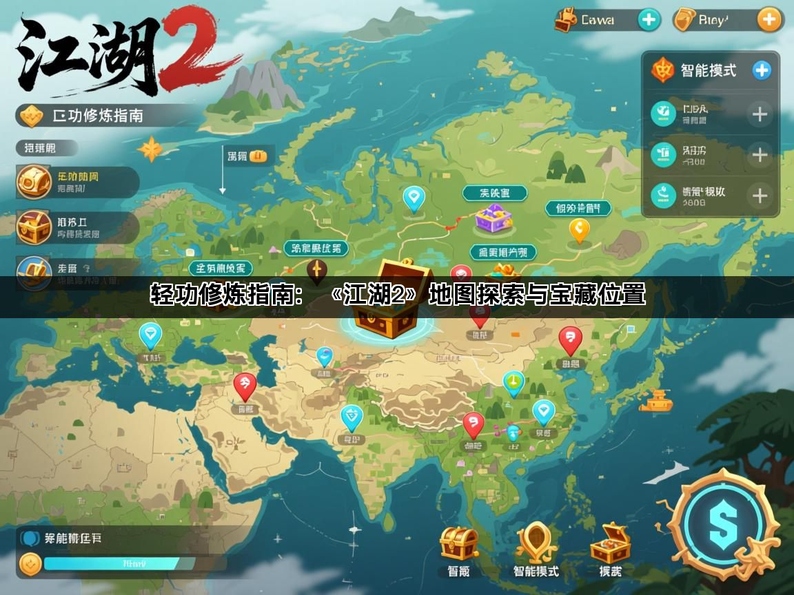 轻功修炼指南：《江湖2》地图探索与宝藏位置