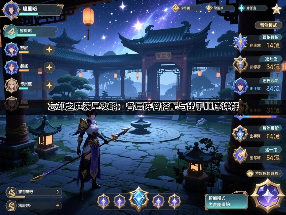 忘却之庭满星攻略：各层阵容搭配与出手顺序详解